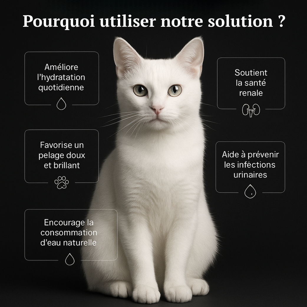 Gouttes d’Hydratation Féline