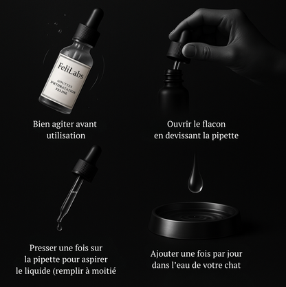 Gouttes d’Hydratation Féline